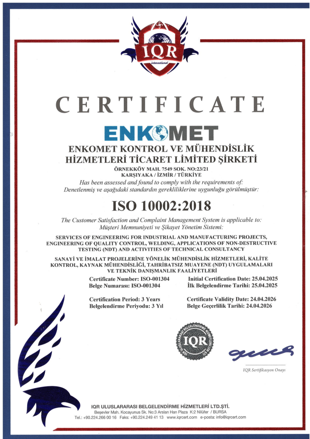 ISO 10002: 2018